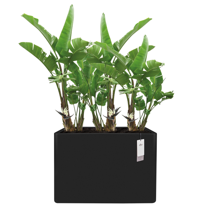 june brick divider 80cm zwart